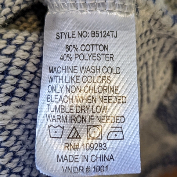 Ocean Drive Raw Edge Hooded Sweatshirt Drop Shoulder - Picture 9 of 16